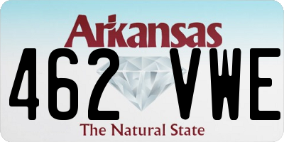 AR license plate 462VWE