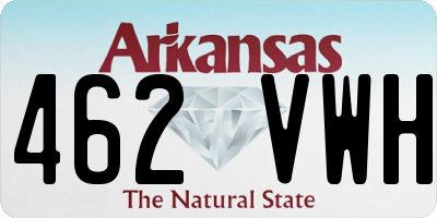 AR license plate 462VWH