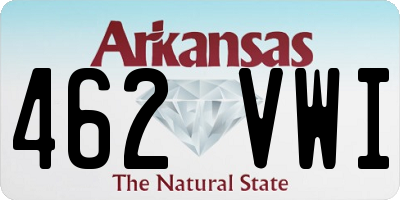 AR license plate 462VWI