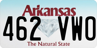 AR license plate 462VWO
