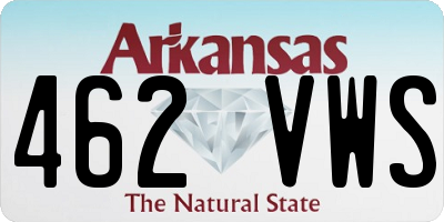 AR license plate 462VWS