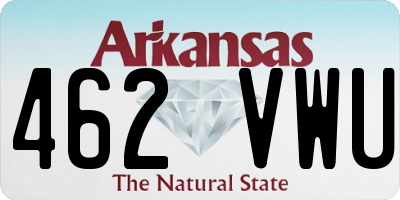 AR license plate 462VWU