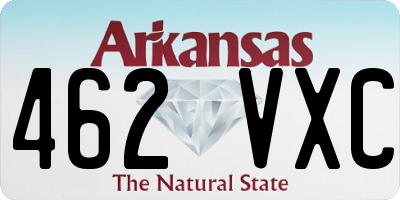 AR license plate 462VXC