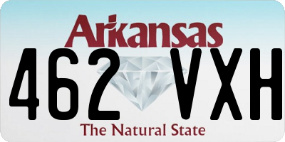AR license plate 462VXH