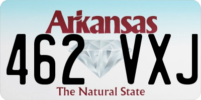 AR license plate 462VXJ