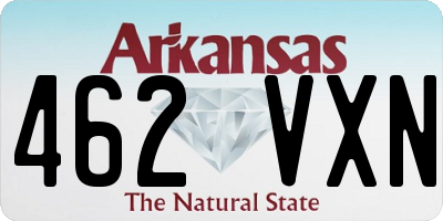 AR license plate 462VXN