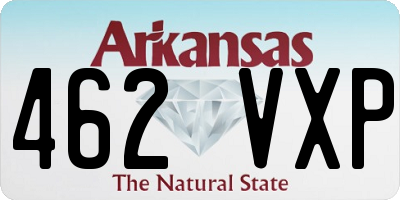 AR license plate 462VXP