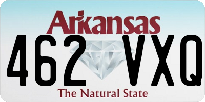 AR license plate 462VXQ