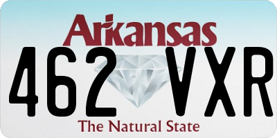 AR license plate 462VXR