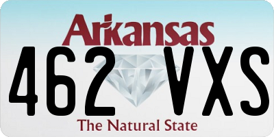 AR license plate 462VXS