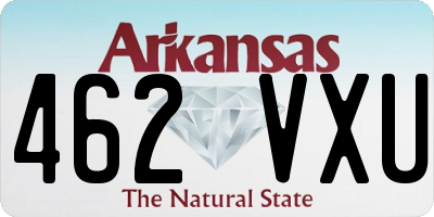 AR license plate 462VXU