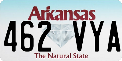 AR license plate 462VYA