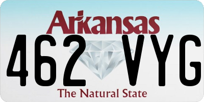 AR license plate 462VYG