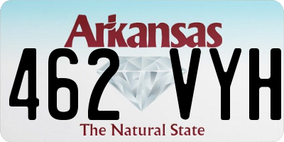 AR license plate 462VYH