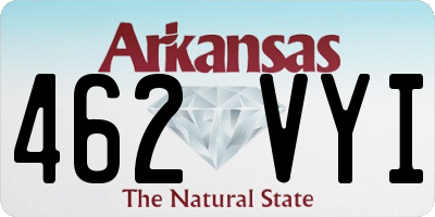 AR license plate 462VYI