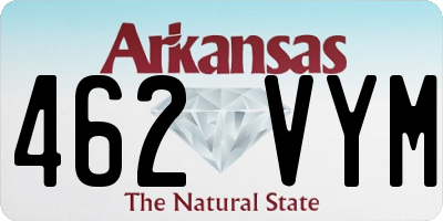 AR license plate 462VYM