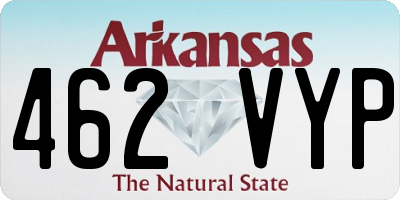 AR license plate 462VYP