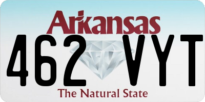 AR license plate 462VYT