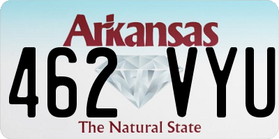 AR license plate 462VYU