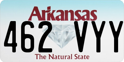 AR license plate 462VYY