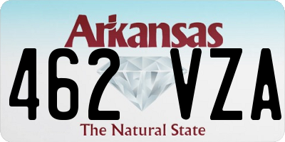 AR license plate 462VZA