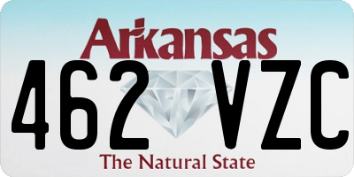 AR license plate 462VZC