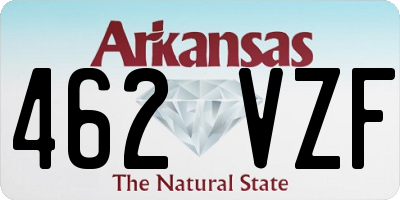 AR license plate 462VZF