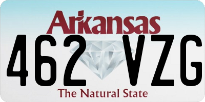 AR license plate 462VZG
