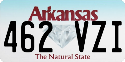 AR license plate 462VZI