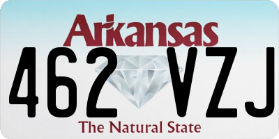 AR license plate 462VZJ