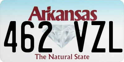 AR license plate 462VZL
