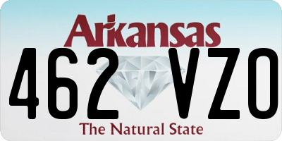 AR license plate 462VZO