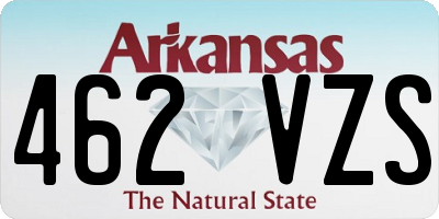 AR license plate 462VZS