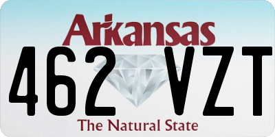 AR license plate 462VZT