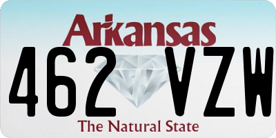 AR license plate 462VZW