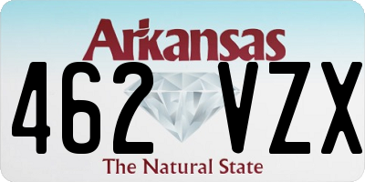 AR license plate 462VZX