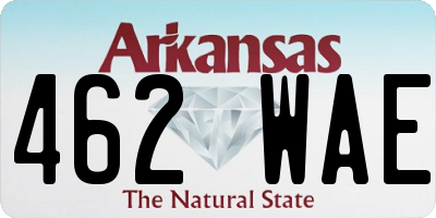 AR license plate 462WAE