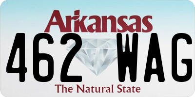 AR license plate 462WAG