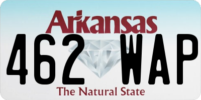 AR license plate 462WAP