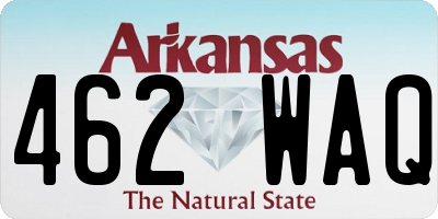 AR license plate 462WAQ