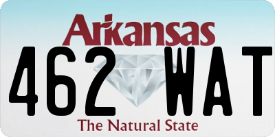 AR license plate 462WAT