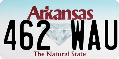 AR license plate 462WAU