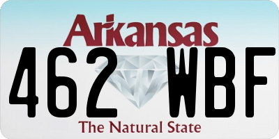 AR license plate 462WBF