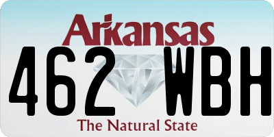 AR license plate 462WBH
