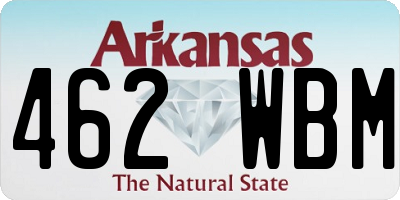 AR license plate 462WBM