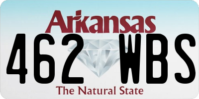 AR license plate 462WBS