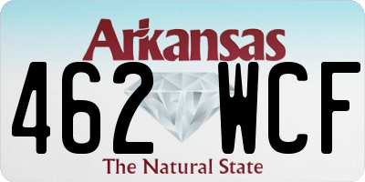 AR license plate 462WCF