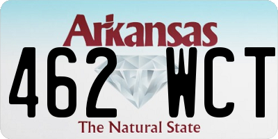 AR license plate 462WCT