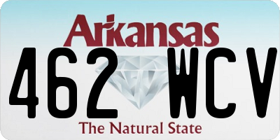 AR license plate 462WCV
