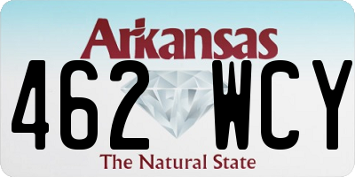 AR license plate 462WCY